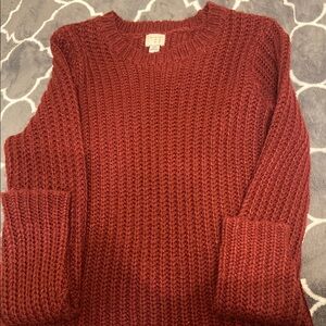 Red Knit Sweater